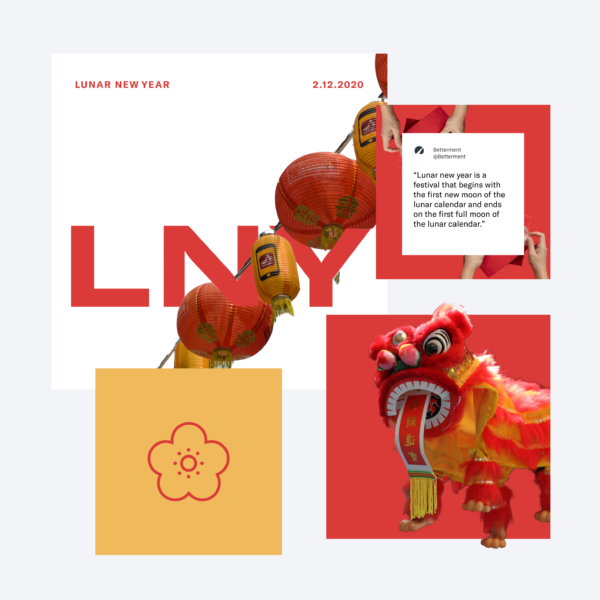 lunar new year decorative visual