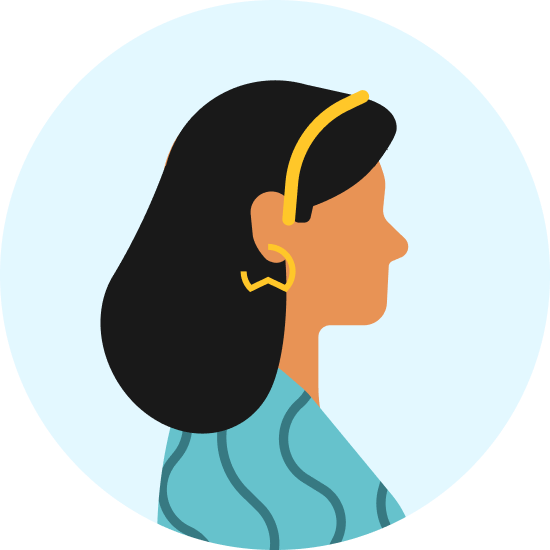 Sideway headshot of a betterment customer.